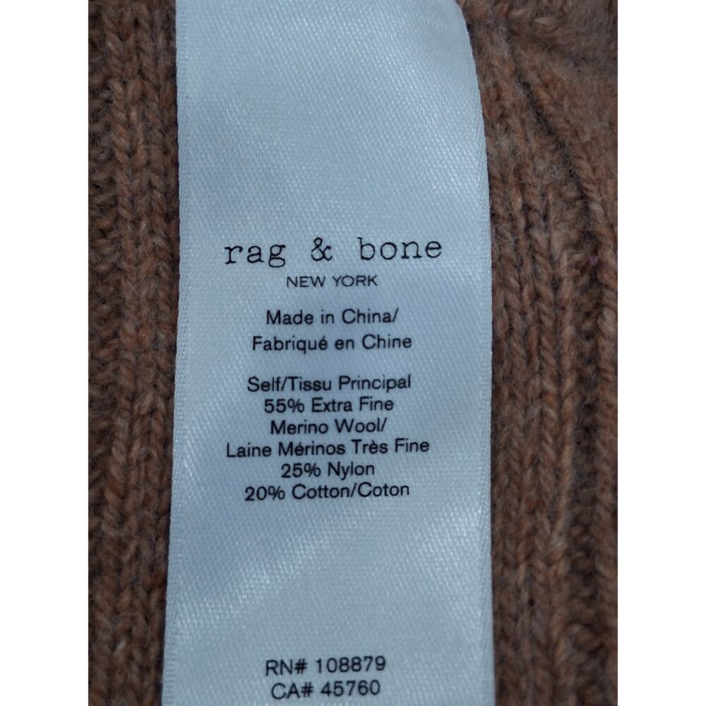 Rag & Bone Maxine Knit Shorts Ribbed X-Fine Merino Wool Lounge Sz M Quiet Luxury - Picture 8 of 11